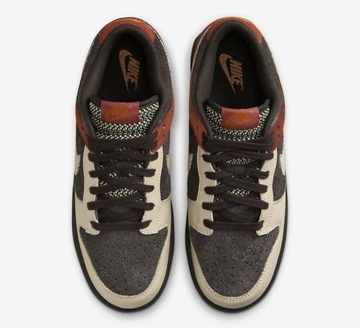 Dunk Low Red Panda von oben