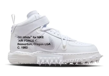 Off White Nike Air Force 1 Mid Graffiti  Innenseite