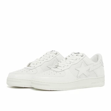 A Bathing Ape Bape Sta Triple White M2 - Paar