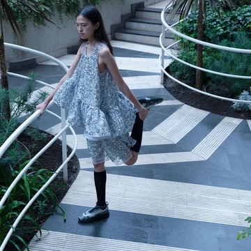 Cecilie Bahnsen x ASICS Gel-Terrain Pure Silver Mood 3