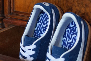 Puma Palermo OG Blue White Motion Detail