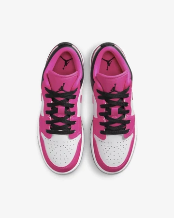 Jordan 1 Low GS Medium Soft Pink von Oben