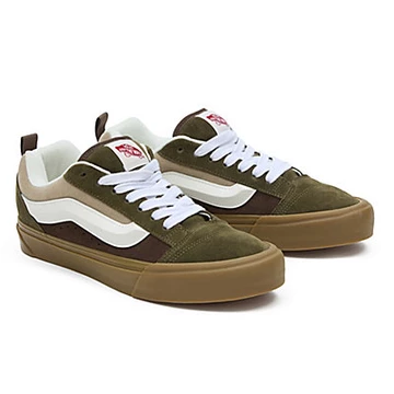 Vans Knu Skool Mocha Green schräg