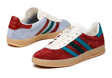 adidas Gazelle Indoor Blue Dawn beide Colourways