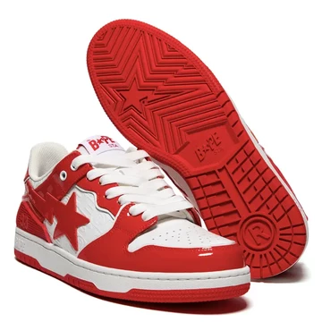 A Bathing Ape SK8 STA Red Motion