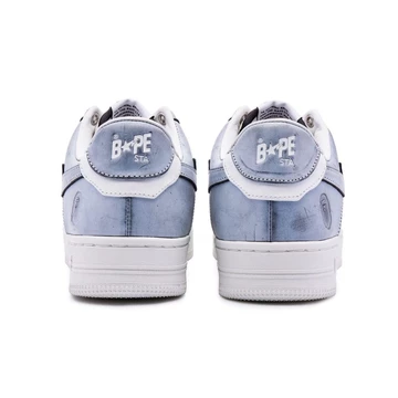A Bathing Ape Bape Sta Jeans Blue von hinten