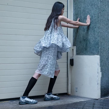 Cecilie Bahnsen x ASICS Gel-Terrain Pure Silver Mood 2