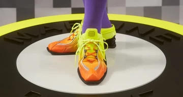 Martine Rose Nike Shox MR4 Safety Orange Lookbook 1