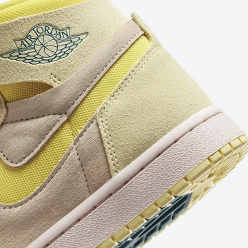 Jordan 1 CMFT 2 Citron Tint Detail Ferse