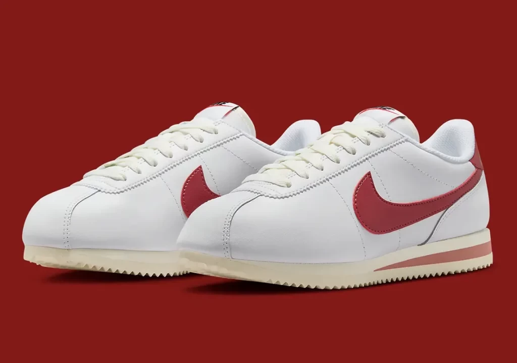 Cortez nike red white online