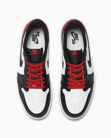 Jordan 1 Low Black Toe - Oben