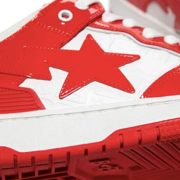 A Bathing Ape SK8 STA Red Detail Logo