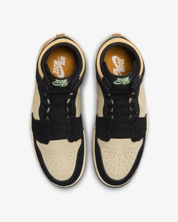 Jordan 1 CMFT 2 Muslin Vivid Orange von oben