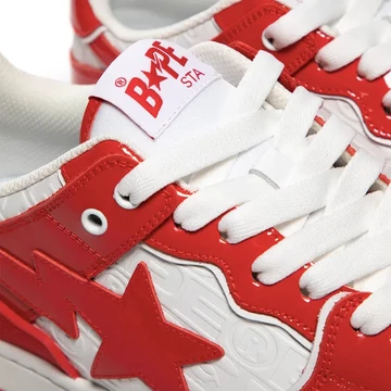 A Bathing Ape SK8 STA Red Detail Zunge