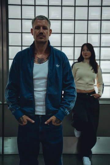 adidas Firebird Denim – Couple's Denim Look