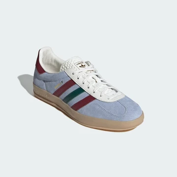 adidas Gazelle Indoor Blue Dawn schräg vorne