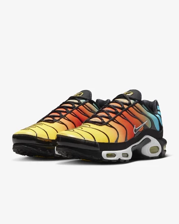 Air Max Plus Tropical Gradient Paar schräg seitlich
