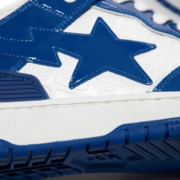 A Bathing Ape SK8 STA Blue Detail Logo