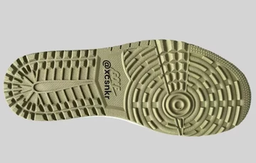 Travis Scott Jordan 1 Low Golf Sohle