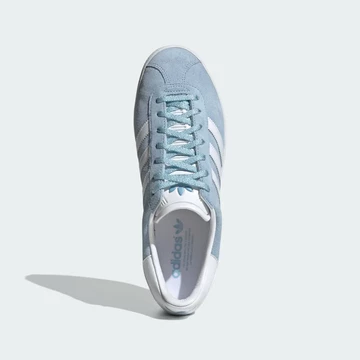 adidas Gazelle Clear Sky von oben