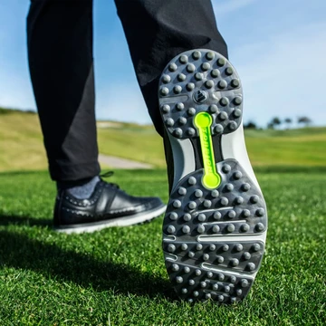 adidas Modern Classic 80 Spikeless Golf - Core Black on Feet (1)