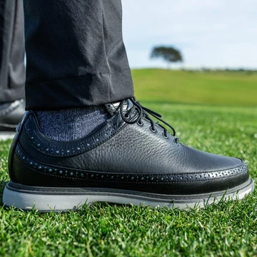 adidas Modern Classic 80 Spikeless Golf - Core Black on Feet (2)