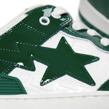 A Bathing Ape SK8 STA Green Detail Logo