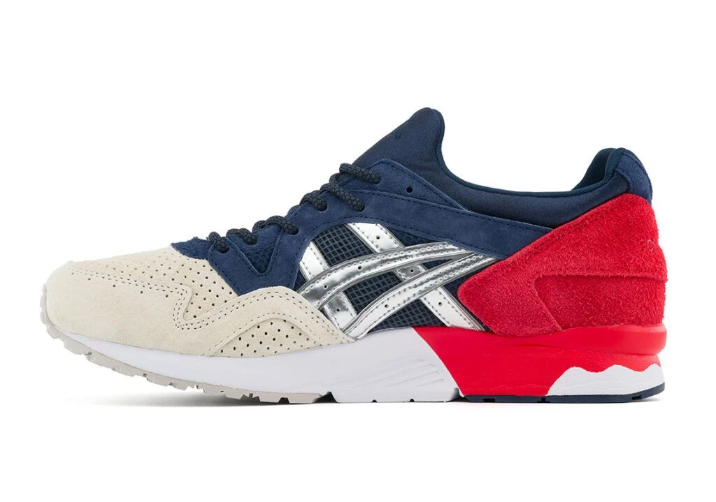 Asics gel lyte white red online