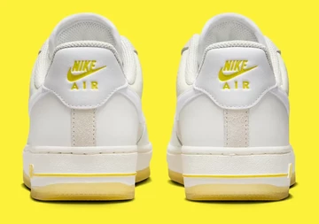 Air Force 1 Low Patchwork Yellow von hinten