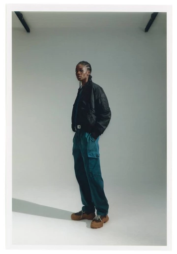 Carhartt Herbst Winter 2023 Frauen schwarze Jacke