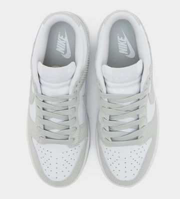 Dunk Low Grey Corduroy von Oben