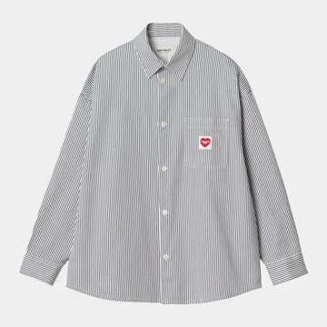 Carhartt Herbst Winter 2023 Damen Love hemd getreift