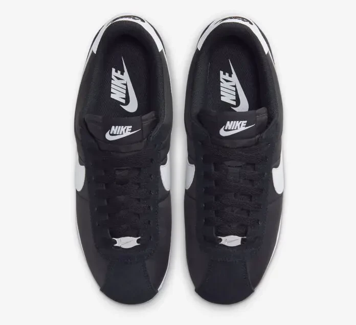 Nike Cortez Black White Nylon DZ2795 001 Dead Stock