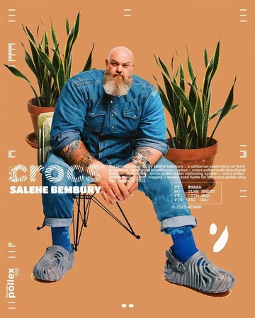 Salehe Bembury Crocs Pollex Clog Niagara On Feet Model