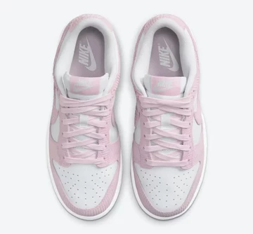 Dunk Low Pink Corduroy von Oben