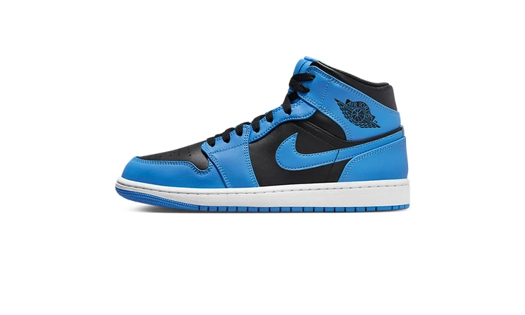 Jordan 1 Mid University Blue Black