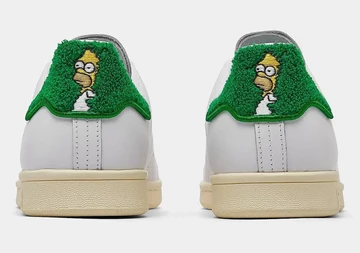 Homer Simpson adidas Stan Smith ferse details