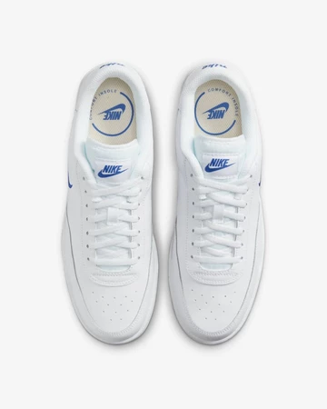 Nike Court Vintage White Game Royal von oben