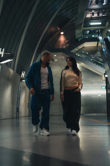 adidas Firebird Denim – Couple's Denim Look
