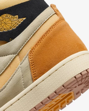 Jordan 1 CMFT 2 Muslin Vivid Orange Ferse