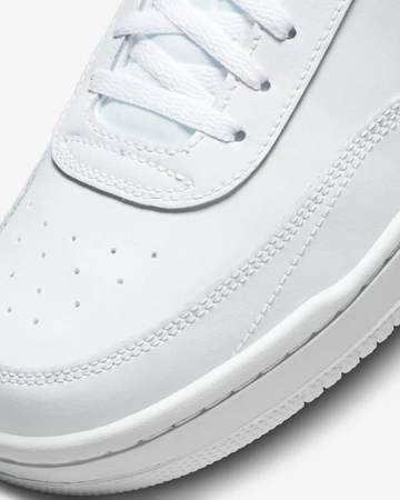 Nike Court Vintage White Game Royal details toe box