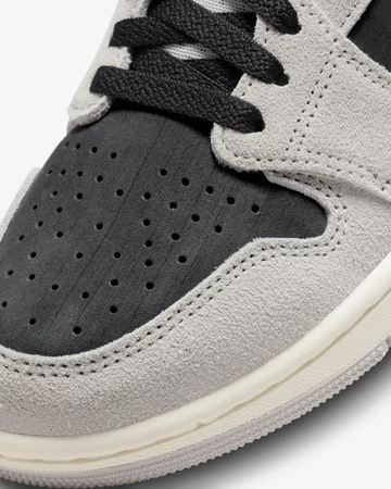 Jordan 1 High CMFT 2 Light Iron Ore details toebox