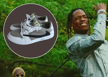 Travis Scott Jordan 1 Low Golf La Flame spielt Golf