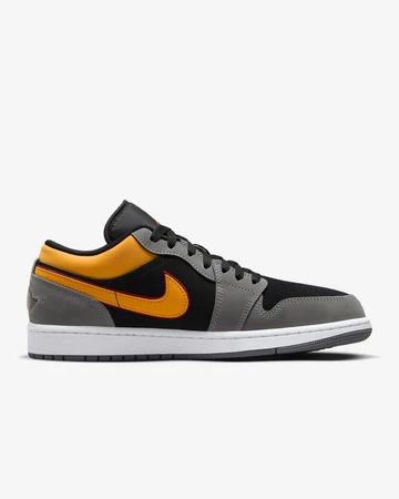 Jordan 1 Low Black Vivid Orange seite innen