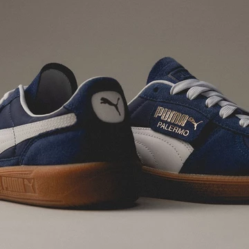 Puma Palermo OG Blue White Detail Motion
