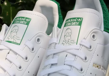 Homer Simpson adidas Stan Smith Lookbook Details Zunge