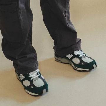 New Balance 991v1 Bright Renaissance Green On Feet Zoom