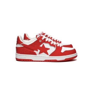 A Bathing Ape SK8 STA Red Paar