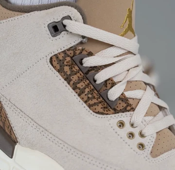Jordan 3 Palomino On Feet Detail