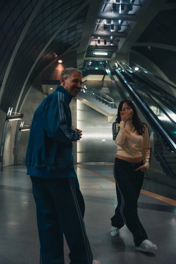 adidas Firebird Denim – Couple's Denim Look